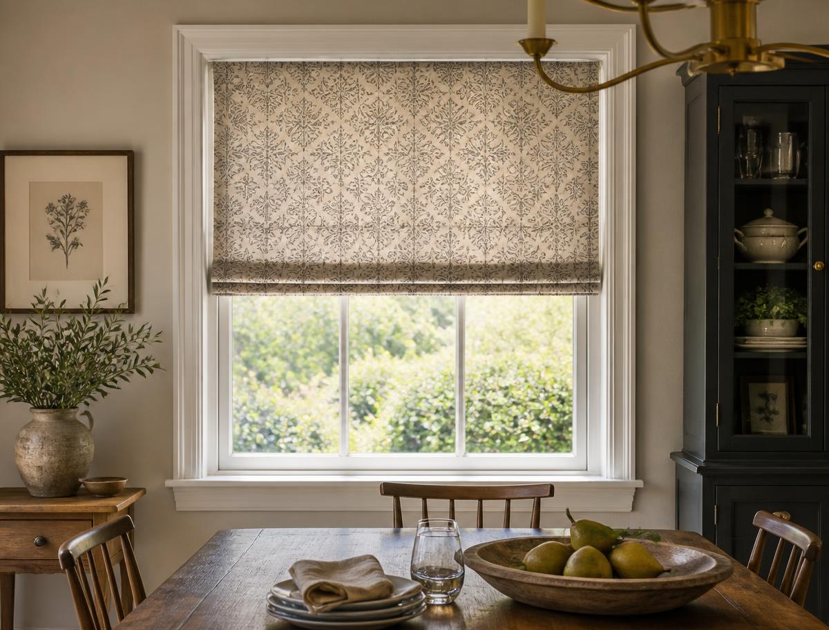 Roman Blinds fitted by Willow Blinds in Oxford